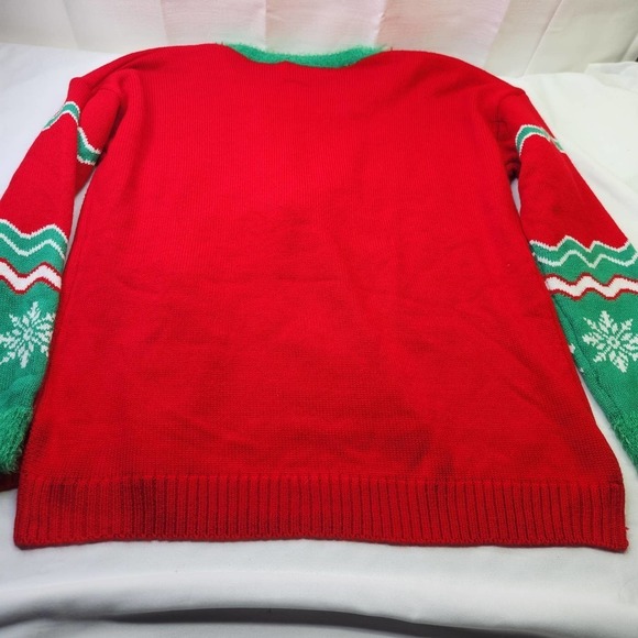 33 Degrees Cool Rudolf Reindeer Christmas Sweater Women's Size XXL Ugly Sweater - Picture 4 of 6